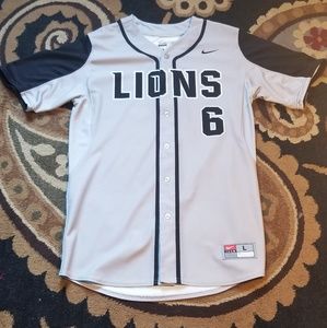 Nike Lions Baseball Button Front Jersey #6